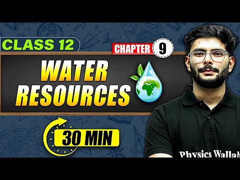 WATER RESOURCES Full Chapter In 35 Min | Class 12th Geography Mind Map