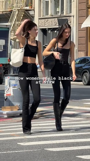 345K views · 2.7K reactions | How women style black at NYFW | Randomoutfitideas | Facebook