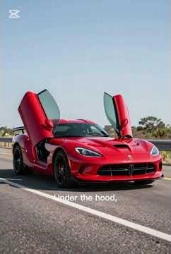 Dodge Viper SRT – American Beast on the Highway #V10 power