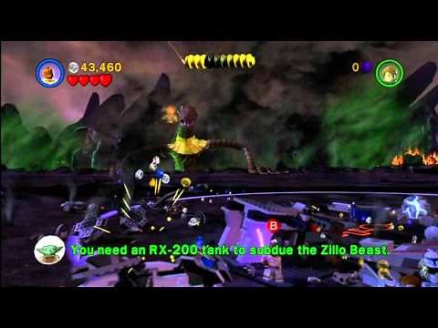 Lego Star Wars III: The Clone Wars How To Defeat The Zillo Beast Commentary 360/PS3/Wii