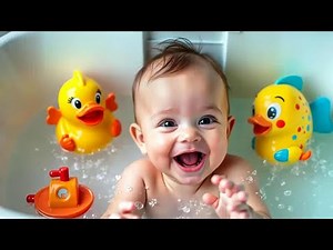 Splish Splash Bubbles | Fun Baby Bath Song for Kids | Toddler Nursery Rhymes