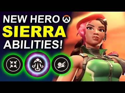 All Sierra Abilities! - Overwatch New Hero Gameplay Breakdown