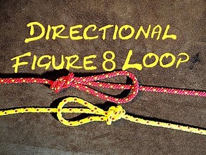 Directional Figure 8 Loop Inline Figure 8 Loop Single Bowline on the Bight