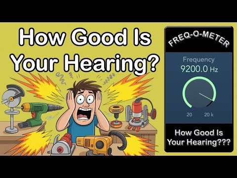 Check your hearing frequency range with the Freq-O-Meter