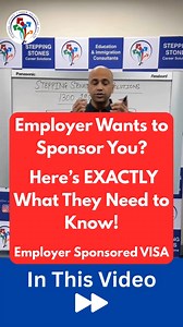 Your employer wants to sponsor you but is confused about the process? 🎥 Show them this video! We offer FREE consultations for employers We break down the employer-side requirements for three types of employer-sponsored visas: 🔹 407 – Training Visa 🔹 482 – Employer-Sponsored Visa 🔹 186 – Permanent Visa From sponsorship documents like financials, BAS statements, and trainer profiles, to salary requirements for 482 – we’ve explained it all clearly ✅ Reach out to begin your journey with expert s
