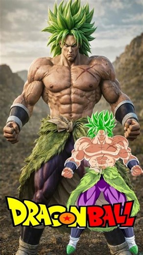 Dragon Ball IRL: Broly Transformation | AI Realistic Art #anime #shortvideo #fyp