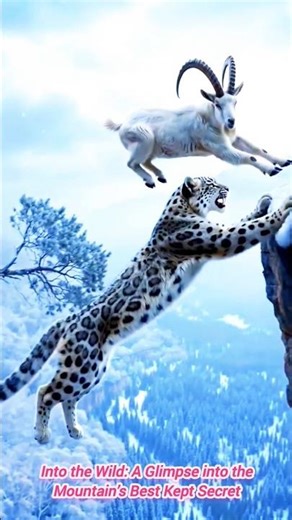 Wild, Free, and Fearless: The Enchanting Animals of the High Mountains#trending #viral #ytshorts