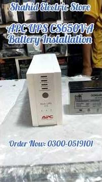 How to Replace APC 650VA UPS, APC UPS 650VA Battery Replacement #shorts #apcups