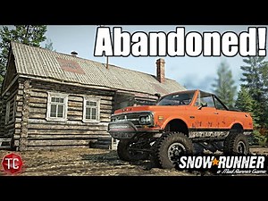SnowRunner: Adventure to an ABANDONED CABIN! Console GMC Jimmy Gameplay!