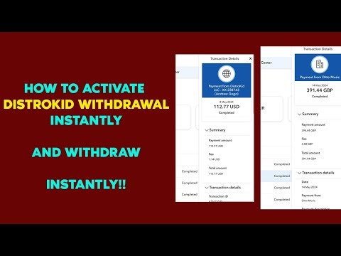 How To Activate Distrokid Withdrawal Button Instantly and Withdraw Distrokid earnings instantly
