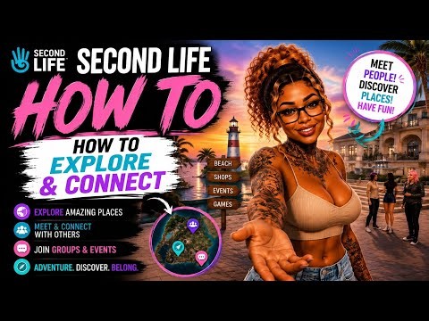 Second Life Beginner’s Guide: How to Explore & Connect