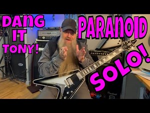 Black Sabbath Paranoid Lesson - Guitar Solo