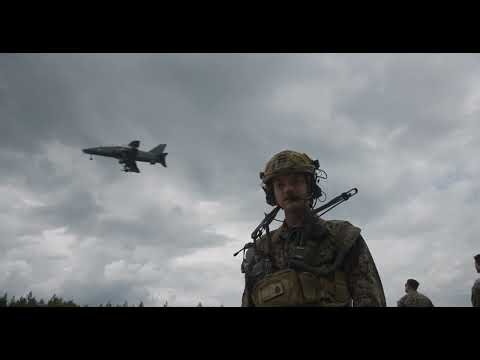 U.S. Marines conduct flight operations alongside NATO allies during Ramstein Flag 2026.