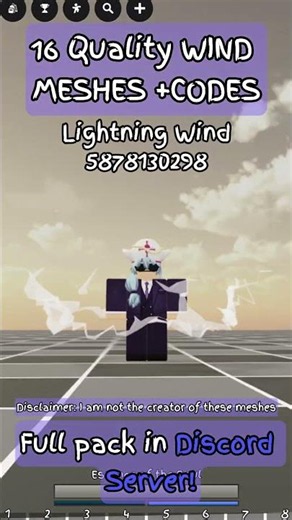 (CODES!) QUALITY WIND MESHES PT.1 | JJS