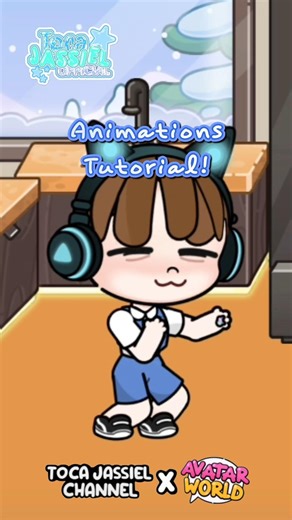 Animation Tutorial! | Avatar World #shorts #tocajassielchannel #avatarworld #pazu