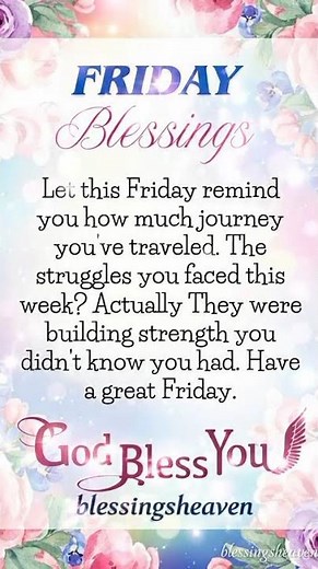Beautiful Good Morning Friday Blessings 🌸 | Happy Friday Blessings & Positive Morning Wishes