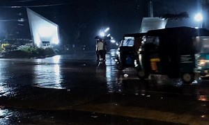 Sylhet Rain🌧️🫶 📍Varsity Gate 10:50 pm | SUST Insiders