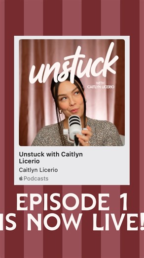Caitlyn Licerio on Instagram: "EPISODE 1 IS OUT NOW! 🎉🩷 Comment “link” for a quick DM with the link to the video but also go follow @unstuckwithcaitlyn for regular updates, and links to all streaming platforms! Don’t forget to share and subscribe. I love you girls! We did it!! Can’t wait to chat with ya’ll every week! If you listen, let me know below! #podcast #christianpodcast #wellnesspodcast #motivatingpodcast #unstuckwithcaitlyn"