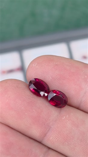 Gem Matrix on Instagram: "🇲🇿 *𝗡𝗲𝘄* Rubies (Pairs) 💎💎🔴 ◼ 𝗦𝘁𝗼𝗻𝗲 𝘁𝘆𝗽𝗲: Ruby ◼ 𝗖𝗼𝗹𝗼𝗿: Pigeon Blood ◼ 𝗧𝗿𝗲𝗮𝘁𝗺𝗲𝗻𝘁: Heated ◼ 𝗢𝗿𝗶𝗴𝗶𝗻: Mozambique ◼ 𝗗𝗶𝗺𝗲𝗻𝘀𝗶𝗼𝗻𝘀 (𝗶𝗻 𝗺𝗺): 8.0 X 6.0 ◼ 𝗪𝗲𝗶𝗴𝗵𝘁 (𝗰𝘁𝘀): 3.75 ◼ 𝗦𝗶𝗻𝗴𝗹𝗲/𝗣𝗮𝗶𝗿: Pair ◼ 𝗖𝗲𝗿𝘁𝗶𝗳𝗶𝗲𝗱: Bellerophon ◼ 𝗣𝗿𝗶𝗰𝗲 (𝗽𝗲𝗿 𝗰𝗮𝗿𝗮𝘁): $4500 USD GemMatrix is RJC approved ✔️, ensuring that all our gemstones are ethical and sustainable. The same commitment extends to our calibrated stones