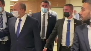 Leaders of Israel's new government arrive at Knesset