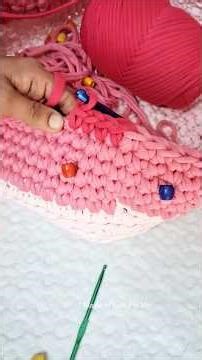Changing colour #crochet #handmade #diy #ytshorts