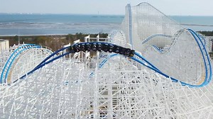 4.2M views · 1K reactions | Take a ride on the awesome Rocky Mountain Construction Hybrid roller coaster... Hakugei at Nagashima Spaland in Japan! | Theme Park Review | Facebook