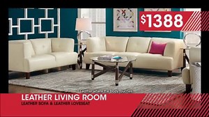Rooms to Go January Clearance Sale TV Spot, 'Leather Living Room'