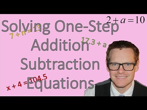 Addition and Subtraction Equations (Simplifying Math)