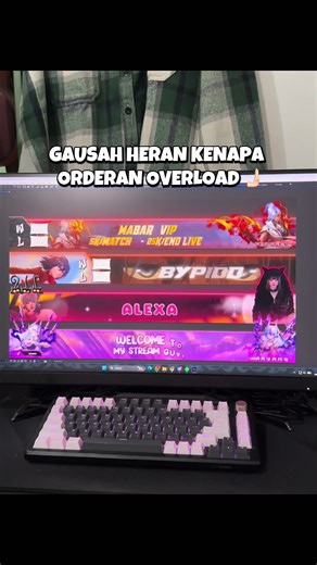 Overlay Live Streaming Project for TikTok Studio