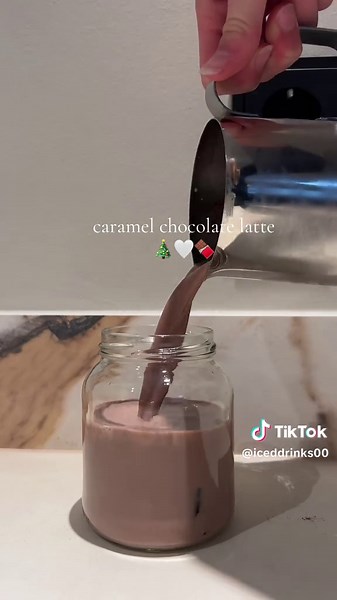 Iced Chocolate Caramel Latte Recipe with a Twist