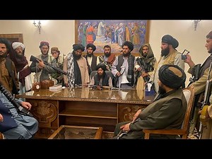 Afghanistan | Taliban filmed inside Afghan presidential palace