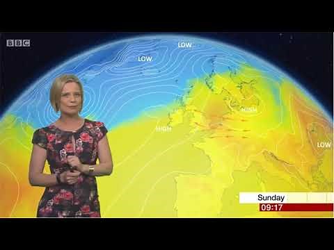Sarah Keith-Lucas Peek a Boo BBC Weather 5/5/18