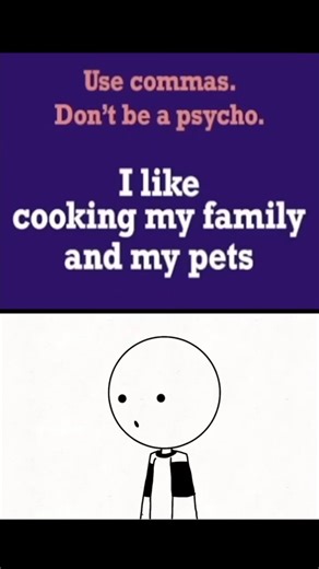 Use commas don't be a psycho. #memes #react