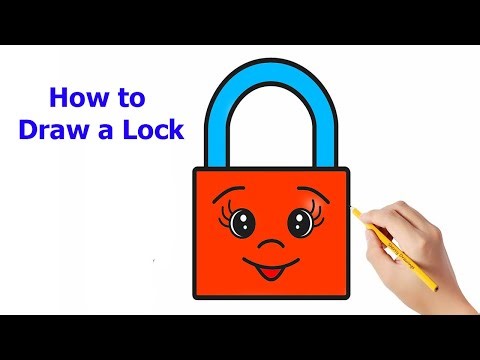 How to Draw a Lock | Easy Step-by-Step Tutorial