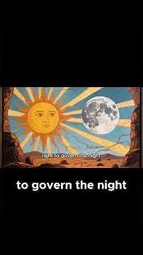 The Bible Series Genesis Day 4 Lights in the sky #bible #genesis