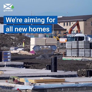 4.1K views · 179 reactions | We’re developing new regulations to help tackle the climate emergency.  All new homes will use renewable or low carbon heating from 2024, to increase energy efficiency and reduce carbon emissions. Find out more ➡️ bit.ly/housingNR060120 | The Scottish Government | Facebook