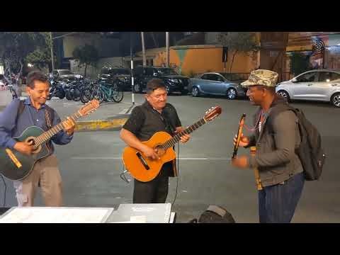 Peruvian Street Musicians with Cuban Music in Lima