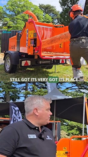 Why did Timberwolf bring back an eight-inch diesel woodchipper? Check out our full feature from this year's ARB Show now 📺 https://www.youtube.com/watch?v=yV7plc-uyTQ&t=3s #timberwolf #woodchipper #forestmachine #arborist #diesel | Forestry Journal