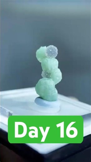 Subscribe for daily crystal 💚 Prehnite, natures frosted green crystal!
