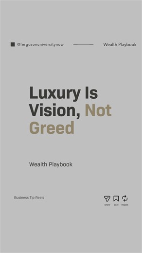 Luxury is vision, not greed 👇 The biblical principle is this: you behold what you want to become. It happened for unspotted animals, who became spotted as they beheld other spotted animals in the story of Jacob, found in Genesis 31:12. It happens to us as we look to Jesus, according to 2 Corinthians 3:18. Three ways we activate this spiritual law for abundance, however, are: 1. Keep luxury in your view 2. Always expose yourself to more and better 3. Do the previous two, especially when it’s not