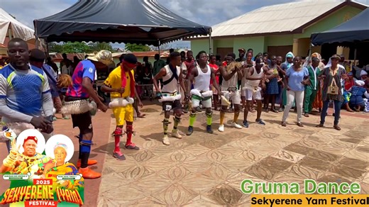 8.6K views · 136 reactions | EJURA:Tribes perform traditional dances in celebration of Yam Festival at Ejura Palace forecourt #ejura #yamfestival #barimaoseihwedie #viral #culturaldance #fulani #dagomba #konkomba #gruma | Asante Mampong Report | Facebook