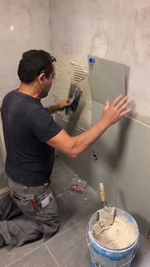 Tiling Project: Adhesive Application Techniques