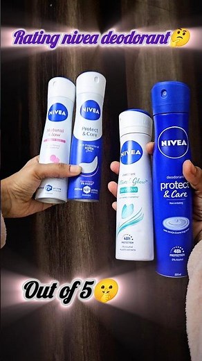 Tested All Nivea Deodorants for Women🤫 💯 #Review #Shorts