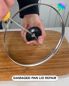 Easy Fix for a Broken or Loose Pan Lid | Pixel Pop