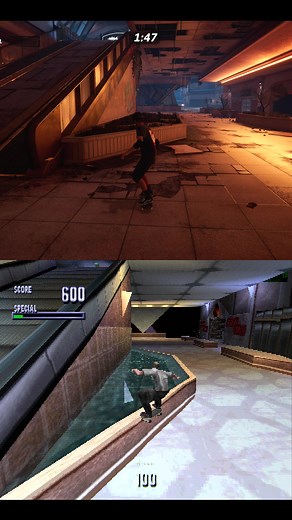 Tony Hawk PS1 vs PS5 #tonyhawkproskater #ps1 #ps5 #emulation #duckstation #tonyhawkproskater1plus2 #retrogaming #gamingcomparisons