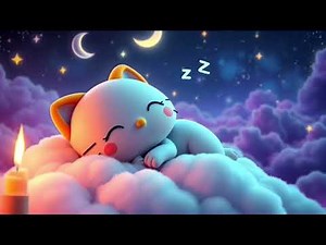 Sleepy Hello Kitty Lullaby 🎶🌙 1 Hour of Soothing Bedtime Music for Babies
