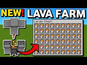 Minecraft Bedrock: NEW Zero Tick Lava Farm Tutorial 1.21!