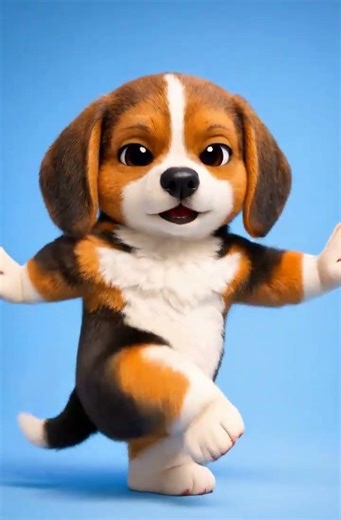Cute Beagle Dancing That Will Make Your Day 🐶 #shorts #funnydogs #cutedog #dogdance