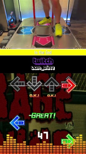 In the End by Linkin Park | #ddr #dancedancerevolution #stepmania #itgmania #shorts