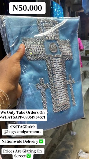 AMURE Woli ‼️ 🧷 : N50,000 EACH!! ✅ 🧷 Fabric Lenght ( a bit over 3 yards long) 💐 EXPLICIT MESSAGES ON AMURE‼️‼️ 1. AMURE is above 3 Yards Long 2. It’s Easy to wash and maintain , also DURABLE …. However, Little Detergent, More Bar Soap!! (However, AMURE shouldn’t be washed all the time, do not wash in washing Machine) becareful of the design surface 3. Do not wash the surface Rigidly (The Work on It) =THE CROSS WHO USES AMURE!! 1. Those who are officially ordained and has passed through A. Ano